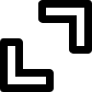 Arrows diagonal icon