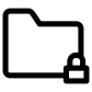 file folder locked icon