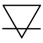earth triangle icon