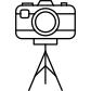 camera monopods icon