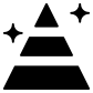pyramid chart icon