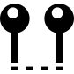 map pin distance icon
