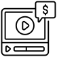 video earning icon