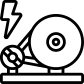 wheel turning device icon