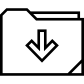 Folder Down icon
