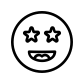 excited icon