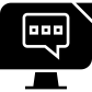 Text Bubble Online icon