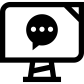 online conversation icon