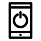 Smartphone power icon