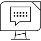 Online Chat Bubble icon