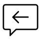 Message Bubble Left icon