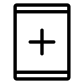 tablet add icon