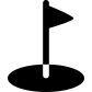 golf hole icon