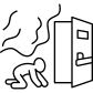 fire escape plan icon