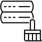 server cleaning icon