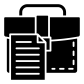 report briefcase icon
