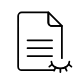 Text hidden icon
