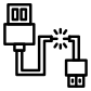 broken cable icon