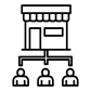 Market segmentation icon