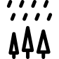 Pine Trees Rain icon