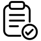 approved clipboard icon