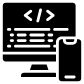 coding for mobile icon