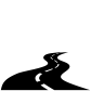 winding road icon