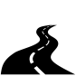 winding road icon