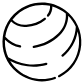 gymnastic ball icon