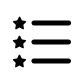 favorite list icon