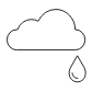 rain cloud icon