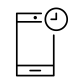 pending smartphone icon
