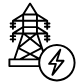 electric grid icon
