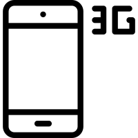 Phone Three G Icon