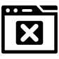 failure page interface icon