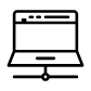 connected laptop icon