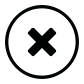 circle cross icon