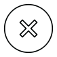 circle cross icon