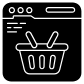 Shopping website icon