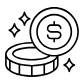 dollar coin icon
