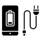 smartphone charge icon
