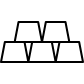bar gold icon