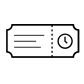 time ticket icon
