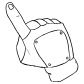 hand shaped custom cursor icon