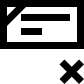 reject check icon