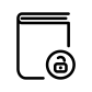 e-book insecure icon