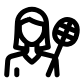 badminton player icon