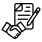 contracting icon