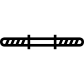 Dumbbell stick icon
