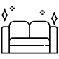 clean sofa icon
